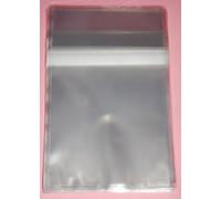 celloexpress Tape on Bag A6-113mm x 148mm + 30mm Self Seal Flap Cellophane Artist Display Bags 40 Micron - Small Cello Size - Pack of 500