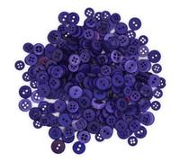 celloexpress Tiny Buttons - Single Colours Small Sizes Mini Crafts Sewing Card Embellishments (Purple, Pack of 25g)