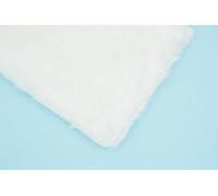 celloexpress White Rabbit Faux Fur - 15mm Pile Plain Animal Fabric Material Teddy Bear & Soft Toy Making (Sample - 10cm x 10cm)