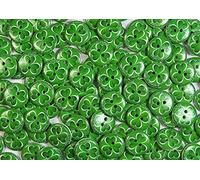 celloexpress Wooden Buttons 20mm Irish Themed - Novelty | Scrapbooking | Crafting | Kids (20mm Made in Ireland - Clover, Pack of 50)