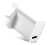 CELLONIC 1 Port USB Charger UK-Plug 5V 3A 15W Charging Mains Wall USB Adapter Outlet Socket 100V-240V for Phone, Tablet, Speakers