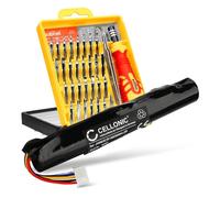 CELLONIC 1x Battery for Speaker Compatible with Bang & Olufsen BeoPlay A2, BeoLit 17, BeoLit 15 - (3400mAh, 7.4V) + Tool-kit