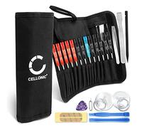 CELLONIC 23-Pc Tool Kit for Electronics - Mini Pentalobe & TORX Precision Screwdriver Set, Spudger, Opening Pry Tools Compatible for iPhone Repair Laptop Tablet Computer Toolkit Mobile Phone Repair
