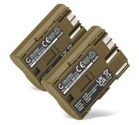 CELLONIC 2x Battery for Camera Compatible with Canon EOS 40D, EOS 5D, PowerShot G5, BP-511 - (1600mAh, 7.4V)