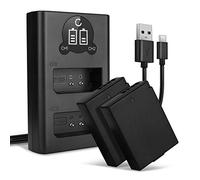 CELLONIC 2x Battery compatible with Canon EOS 2000D, Canon EOS 1100D