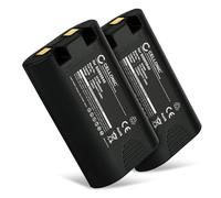 CELLONIC 2x Battery for Printer Compatible with Dymo Rhino 4200, LabelManager 420P, Rhino 5200, S0895840 - (1600mAh, 7.4V)