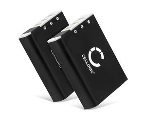 CELLONIC 2x Battery compatible with Fuji Fujifilm XF10, X70, X100T, NP-95 | 1800mAh, 3.7V, Lithium Ion for Fuji X30, X100s, FinePix F30, F31fd, X100, FinePix REAL 3D W1, X-S1