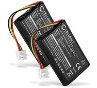 CELLONIC 2x Battery compatible with Garmin Zumo 595, 590, 010-12110-003 | 1800mAh, 3.7V, Lithium Ion for Garmin Zumo 595LM, 590LM, 010-01603-10, 361-00077-00, 361-00077-10, 616-00077-00, 616-00077-10