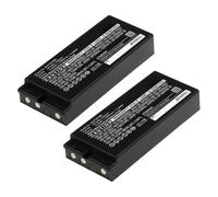 CELLONIC 2x Battery compatible with Ikusi BT24IK, Ikusi 2305271 | 2x, (2500mAh-4.8V-NiMH), Remote Control Battery, for Ikusi BT24IK