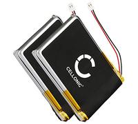 CELLONIC 2x Battery compatible with Jabra Pro 9470, 9450, 9460, AHB412434PJ | 230mAh, 3.7V, Lithium-Polymer for Jabra Pro 9400, 9465, 14192-00