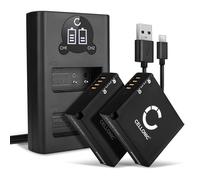 CELLONIC 2x Battery compatible with Leica D-LUX (Typ 109), 7, 8, BC-DC15