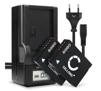 CELLONIC 2x Battery compatible with Leica V-LUX 20, 30, 40, 18701, 18702 | 890mAh, 3.7V, Lithium Ion for Leica BP-DC7, BP-DC7-E