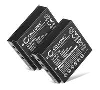 CELLONIC 2x Battery compatible with Leica X (Typ 113), Vario, X1, BP-DC8