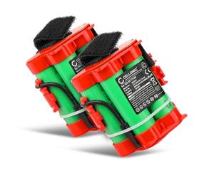 CELLONIC 2x Battery compatible with McCulloch R1000, Gardena 505 69 73-20 | 2500mAh, 18V, Lithium Ion for Husqvarna Automower 305, 105, 308, 2014, 2015, 308x, Gardena R40Li, R70Li, R40, R70, R50, R80