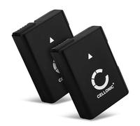 CELLONIC 2x Battery for Camera Compatible with Nikon D3300, D3500, D5200, EN-EL14 - (1050mAh, 7.4V)