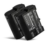 CELLONIC 2x Battery compatible with Nikon ZR, D850, 1 V1, D7500, EN-EL15 | 2000mAh, 7V, Lithium Ion for Nikon D750, D500, Z6 II, D7000, D7200, D800, D7100, Z7, D810, D610, D600, Z 8, D800E, 7II, 5, 6