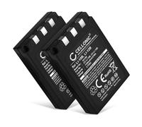 CELLONIC 2x Battery compatible with Olympus µ 1000, 300, 400, 410, Li-10B