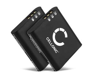 CELLONIC 2x Battery compatible with Olympus DS-9000, DS-9500, SH-50, Li-90B | 1100mAh, 3.6V, Lithium Ion for Olympus OM System TG-7, Stylus SH-1, SH-2, SP-100EE, Stylus TOUGH TG-2, XZ-2, Li-92B