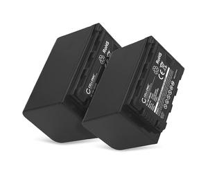 CELLONIC 2x Battery compatible with Panasonic AG-AC30, AG-AC8, VW-VBD29 | 4400mAh, 7.4V, Lithium Ion for Panasonic AG-AC8EJ, AG-CX350, AJ-PX270, AJ-PX298, HC-MDH2, HC-MDH3, VW-VBD58, VW-VBD58E-K