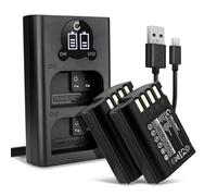 CELLONIC 2x Battery compatible with Panasonic DC-GH6GK, GH6, DMW-BLK22