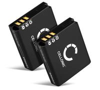 CELLONIC 2x Battery compatible with Panasonic DMC-FC01, DMC-LX9, CGA-S005