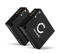 CELLONIC 2x Battery compatible with Panasonic DMW-BLG10E, Leica BP-DC15