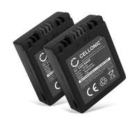CELLONIC 2x Battery compatible with Panasonic Lumix DMC-FZ20