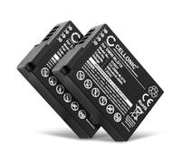 CELLONIC 2x Battery compatible with Panasonic Lumix DMC-G3, DMW-BLD10 | 900mAh, 7.2V, Lithium Ion for Panasonic Lumix DMC-GF2, DMC-GX1