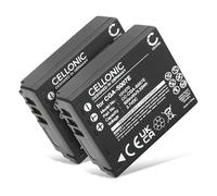 CELLONIC 2x Battery compatible with Panasonic Lumix DMC-TZ1, CGA-S007