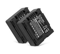 CELLONIC 2x Battery compatible with Panasonic NV-GS10, NV-GS120, CGA-DU06 | 750mAh, 7.4V, Lithium Ion for Panasonic NV-GS140, NV-GS150, SDR-H18, SDR-H20, VDR-D100, VDR-D150, CGA-DU07, CGA-DU12