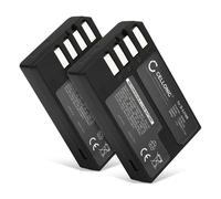 CELLONIC 2x Battery for Camera Compatible with Pentax K-S2, K-70, KP, D-Li109 - (1100mAh, 7.4V)