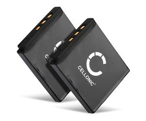 CELLONIC 2x Battery compatible with Pentax Q, Q7, Q10, Optio S12, D-LI68