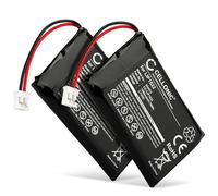 CELLONIC 2x Battery compatible with Sony Dualshock 4 V2, KCR1410, LIP1522 | 1000mAh, 3.7V, Lithium Ion for Sony CUH-ZCT2, CUH-ZCT2E, JDM-030