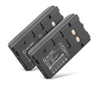 CELLONIC 2x Battery compatible with Sony GV500, GV300, SV300, EB55, NP-33 | 2100mAh, 6V, NiMH for Sony GVS50, S50E, GV8, 10D, CCD-2006I, CCD-330E, CD-TR333, GV9, HVL-20K, M7U, NP-55, NP-66