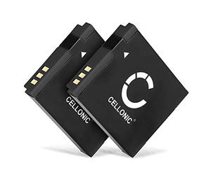 CELLONIC 2x Battery for Camera Compatible with Canon PowerShot SX240 HS, PowerShot SX610 HS, PowerShot S95, NB-6L - (1000mAh, 3.7V)
