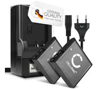 CELLONIC 2x Battery for Camera Compatible with Kodak PixPro AZ528, PIXPRO AZ421, PIXPRO AZ422, LB-060 - (950mAh, 3.7V) + Charger