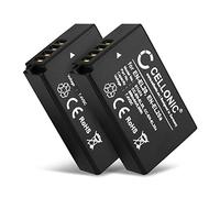 CELLONIC 2x Battery for Camera Compatible with Nikon CoolPix P1000, Coolpix A, CoolPix P950, EN-EL20a - (800mAh, 7.4V)