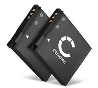 CELLONIC 2x Battery for Camera Compatible with Olympus XZ-1, VG-170, SZ-15, Li-50B - (730mAh, 3.7V)