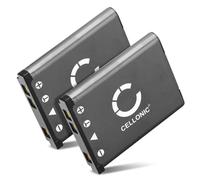 CELLONIC 2x Battery for Camera Compatible with SeaLife DC1400, DC1200, DC600, SL7014 - (700mAh, 3.7V)