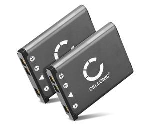 CELLONIC 2x Battery for Camera Compatible with SeaLife DC1400, DC1200, DC600, SL7014 - (700mAh, 3.7V)