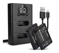 CELLONIC 2x Battery for Camera Compatible with Sony Cyber-shot DSC-RX100, Cyber-shot DSC-RX100M3 (RX100 III), HDR-CX405, NP-BX1 - (1090mAh, 3.7V) + Dual Charger