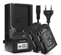 CELLONIC 2x Battery for Camera Compatible with Sony FDR-AX33, HDR-CX250, HDR-CX270, NP-FV70 - (650mAh, 7.4V) + Charger