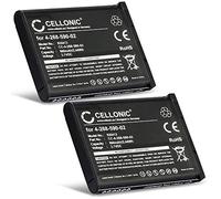CELLONIC 2x Battery for Cordless phone Compatible with Panasonic KX-TCA285, KX-TCA385, Compatible with Sony Bluetooth Laser Mouse, Compatible with Panasonic N4FUYYYY0046 - (660mAh, 3.7V)
