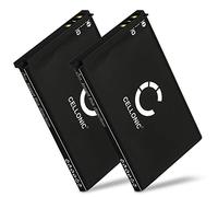 CELLONIC 2x Battery for Cordless phone Compatible with Siemens Gigaset SL910, Gigaset SL910A, Gigaset SL910H, V30145-K1310-X447 - (1050mAh, 3.7V)