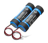 CELLONIC 2x Battery for Game console Compatible with Sony CECH-ZCM2E, CECH-ZCM2U, PlayStation PS4 Move Motion Controller Version 2, LIS1651 - (3350mAh, 3.7V)