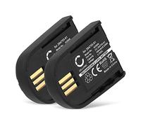 CELLONIC 2x Battery for Headset/Headphone Compatible with Plantronics Savi W740, Savi 440, Savi 740, 204755-01 - (140mAh, 3.7V)