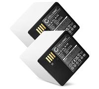 CELLONIC 2x Battery for Smart Home Compatible with Arlo Go 2, Pro 3 Floodlight, Ultra 2 XL, A-7a - (10400mAh, 3.7V)