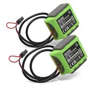 CELLONIC 2x Battery for Smart Home Compatible with Velux Integra Solar, KSX 100K, 865103 - (2000mAh, 10.8V)