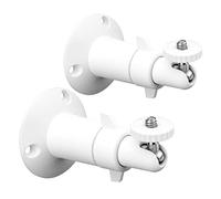 CELLONIC 2X Camera Bracket Compatible with Arlo Pro 1, Ring Stick Up Cam | White , Secure & Stable Hold, for Arlo Pro 1, for Ring Stick Up Cam, for Reolink Argus 3 Pro, for Netatmo NWA01