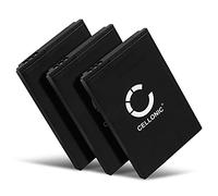 CELLONIC 3x Battery for Cordless phone Compatible with Siemens Gigaset SL400, Gigaset SL450HX, Gigaset SL78H, 4250366817255 - (850mAh, 3.7V)